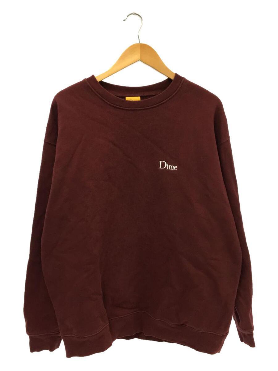 値引きする Dime◇スウェット/L/コットン/RED/無地 Lサイズ - panoraec.com