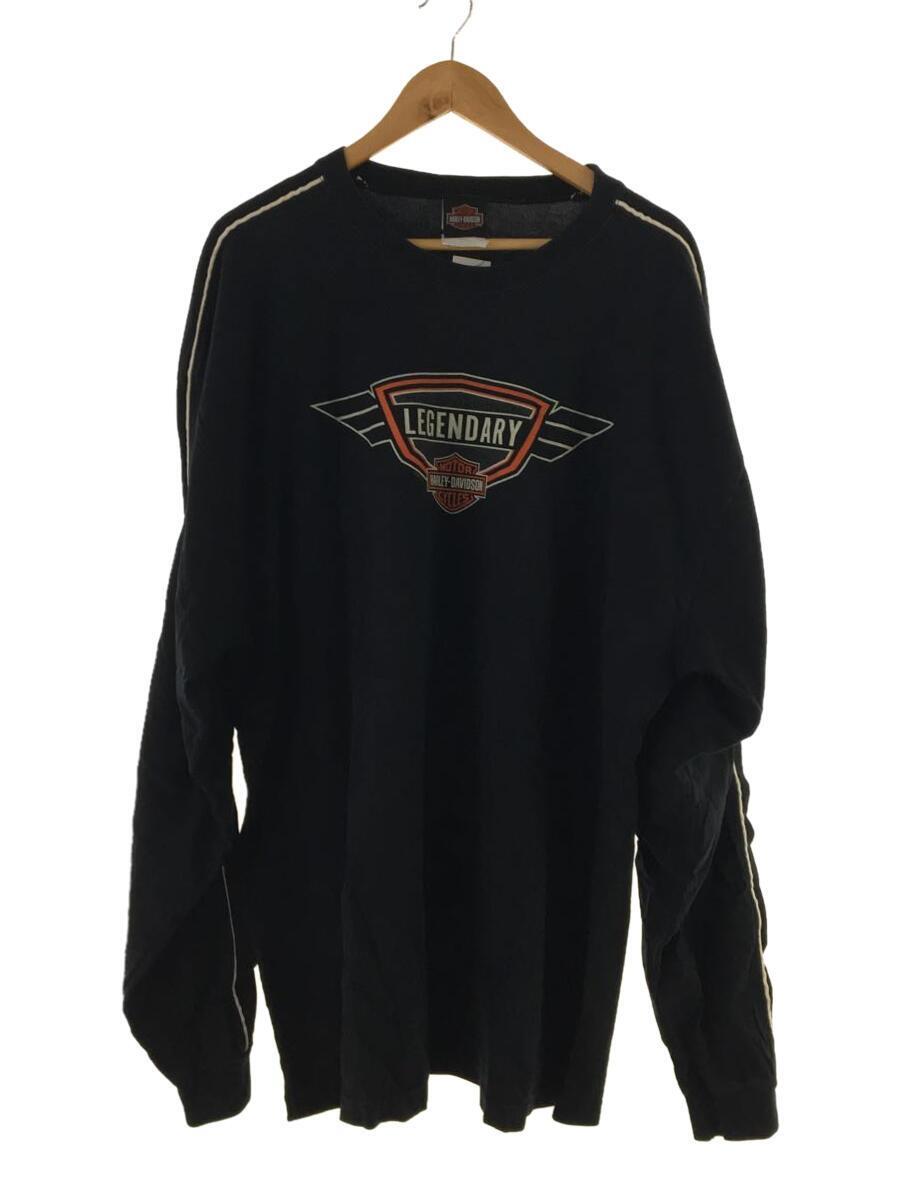 お買得】 HARLEY DAVIDSON◇長袖Tシャツ/-/コットン/BLK Lサイズ