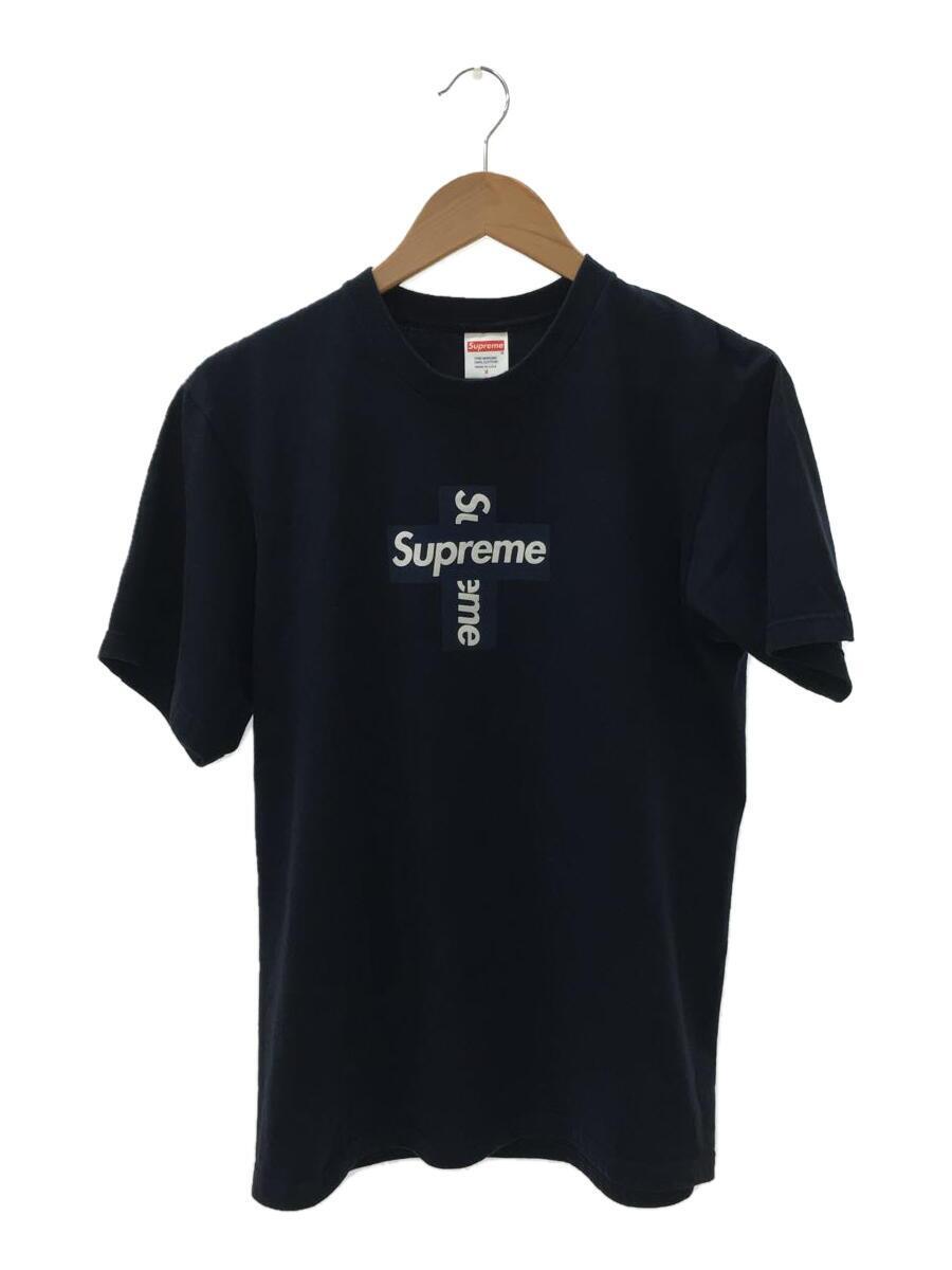 Supreme◆Tシャツ/S/コットン/NVY/無地_画像1