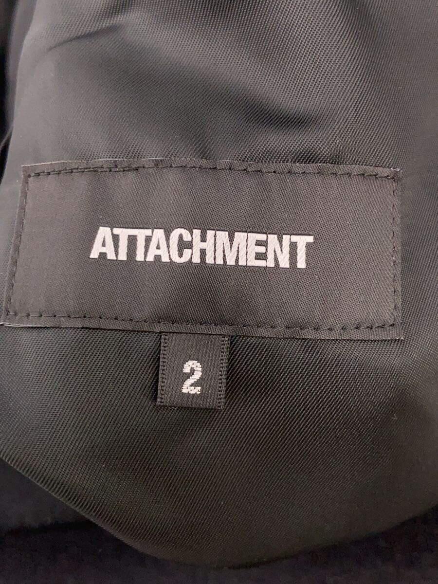 Attachment◆19AW カシミア混 チェスターコート/2/BLK/AC93-257_画像3