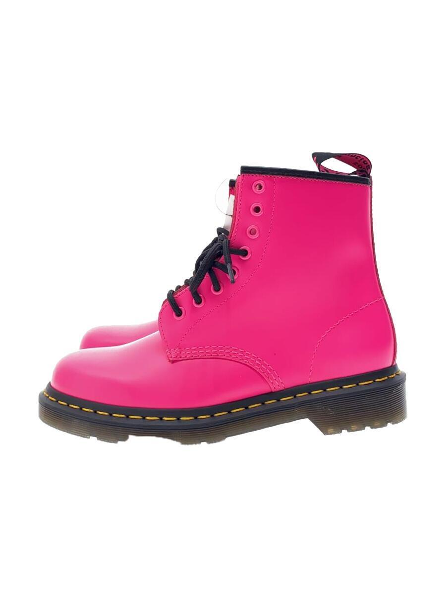 Dr.Martens◆8ホール/1460/レースアップブーツ/UK6/ピンク/レザー