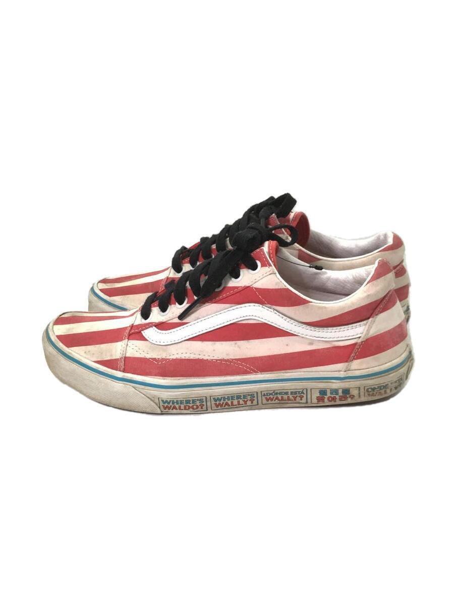 VANS◇ウォーリー/使用感有/ローカットスニーカー/27.5cm/RED/721356