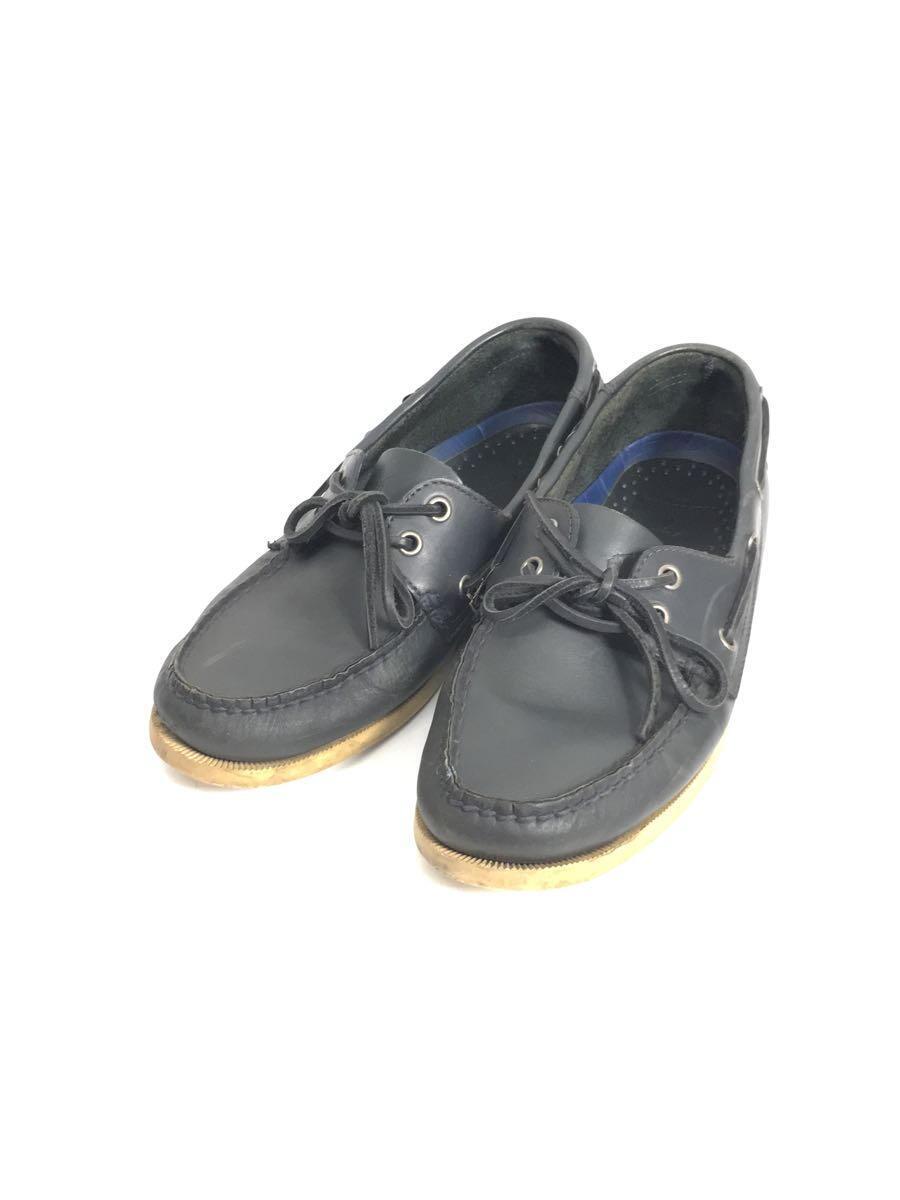 POLO RALPH LAUREN◆デッキシューズ/UK8.5/BLK_画像2