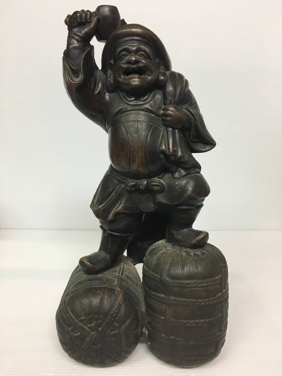 ◇備前焼/古備前◇大黒 置物◇高さ44cm◇ www.disdukcapil.paserkab.go.id