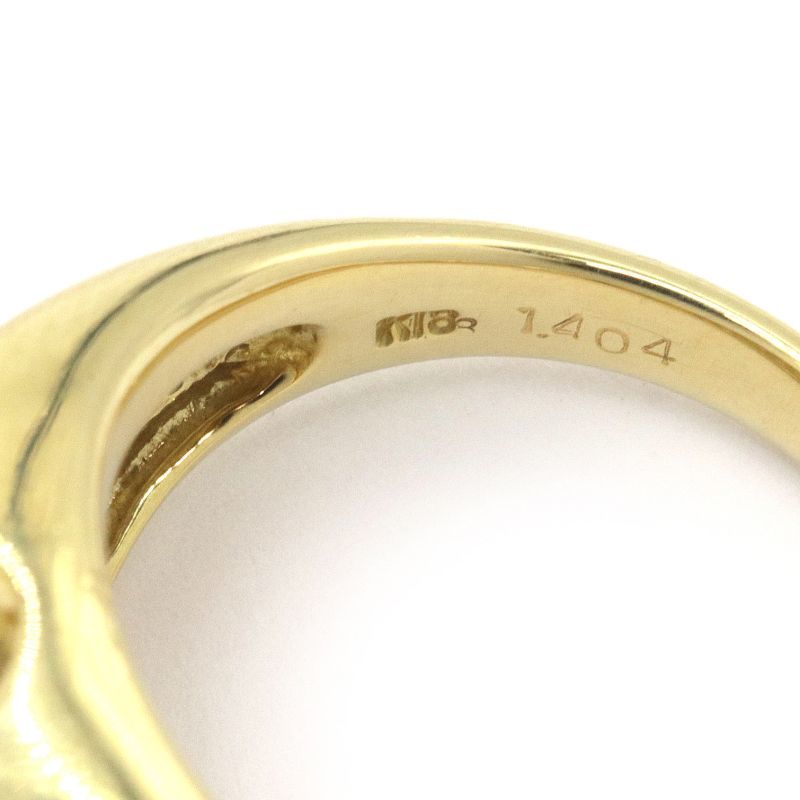 1.404ct天然ダイヤモンドリング 11.5号 K18YG 新品仕上済 イエローゴールド 指輪 ジュエリー 中古 送料無料の画像4