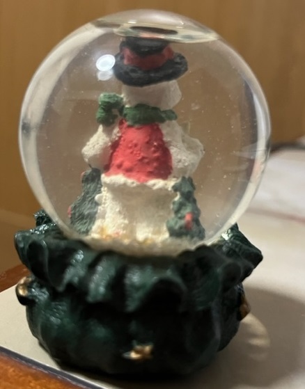  Christmas snow dome sun ta Santa Claus Kirakira water glove 