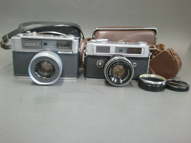 ☆【写真・カメラ】YASHICA ヤシカ ミニマチックS/MAMIYA マミヤ カメラ レンズ 1:2/48mm COPAL-SVK/インテリア・ディスプレイ☆