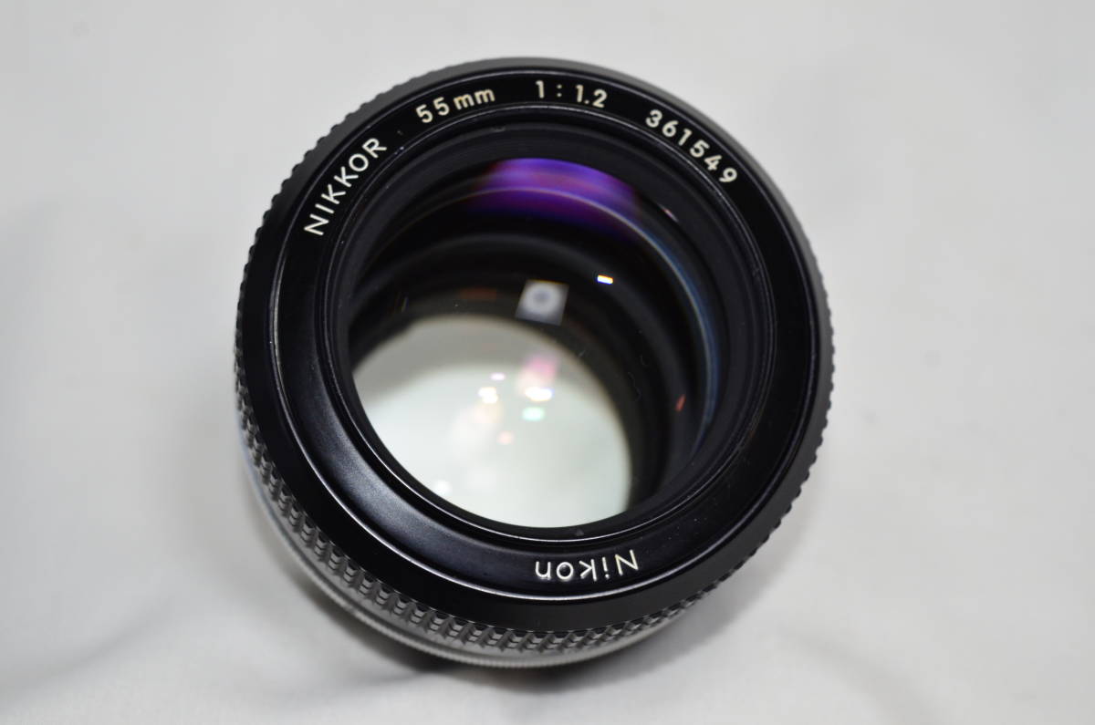 国産品 ☆NIKON 価値ある逸品 f/1.2：明るいf/1.2 55mm NIKKOR Ai連動