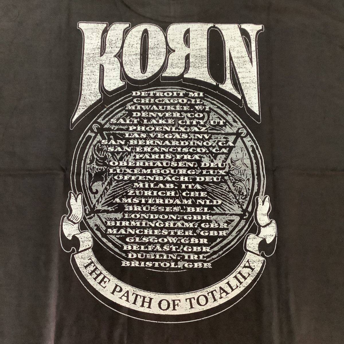 SRXLC2. バンドTシャツ XLサイズ KORN ① コーンの画像5