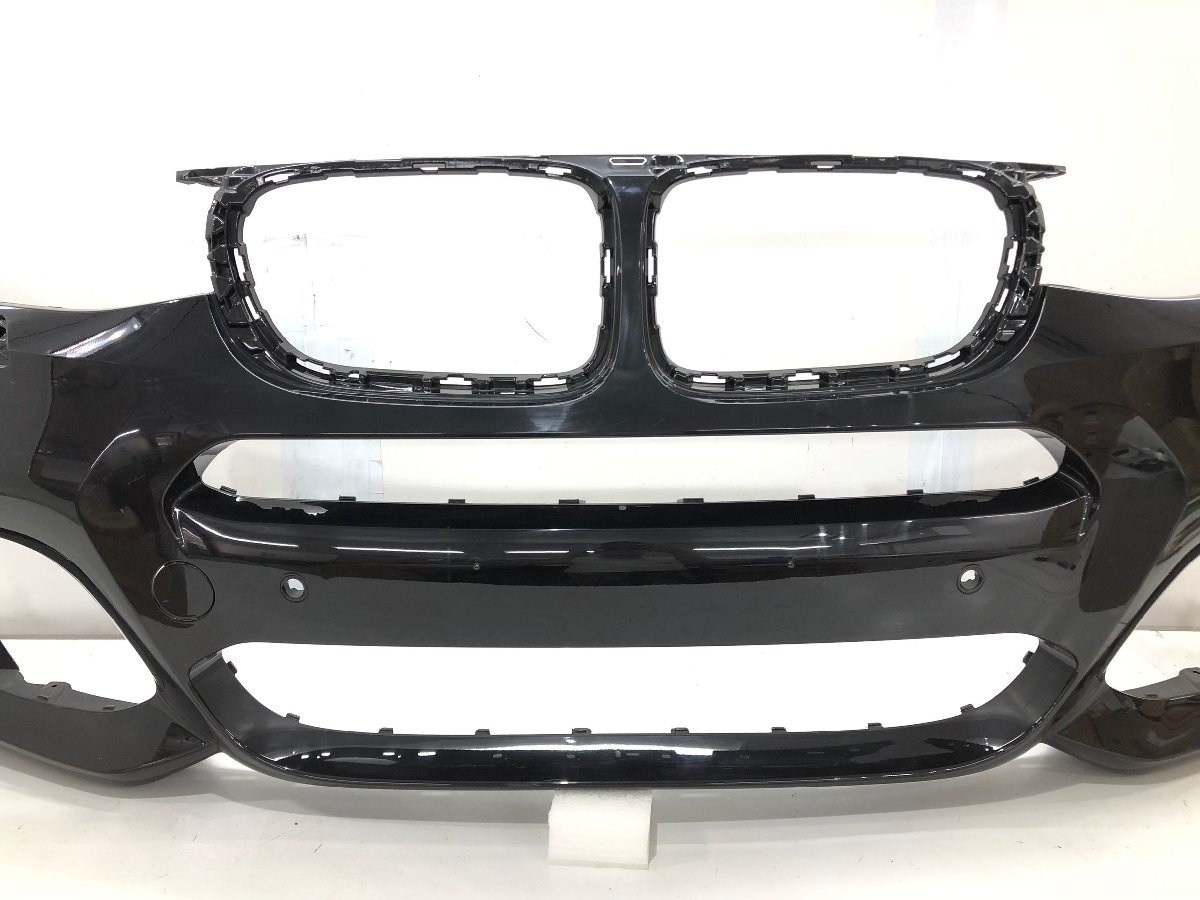 BMW X3 Mスポーツ F25 後期 純正 フロントバンパー 5111-8056874 ブラックメタ（B48-45ｍ）_画像3