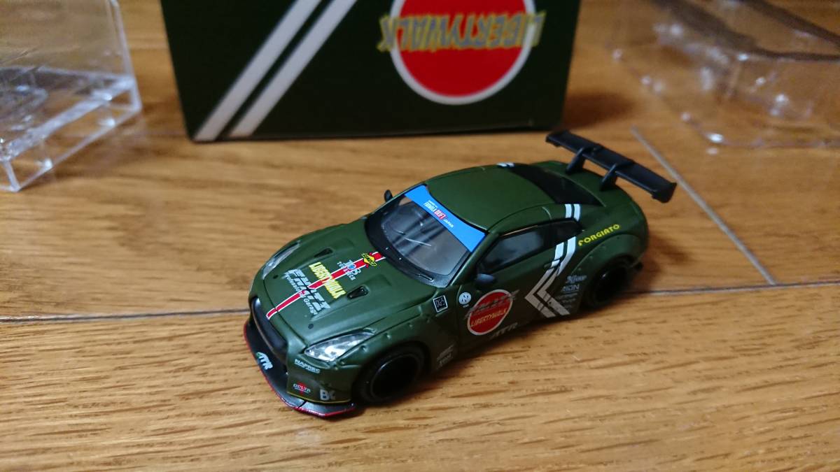 MINI-GT LB☆WORKS リバティーウォーク 1/64 日産GT-R R35 Type1 Rear