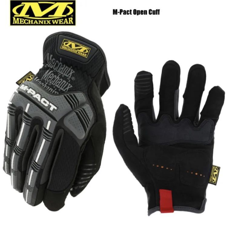 送料無料 新品 MECHANIX M-PACT オープンカフ ブラック L_画像1