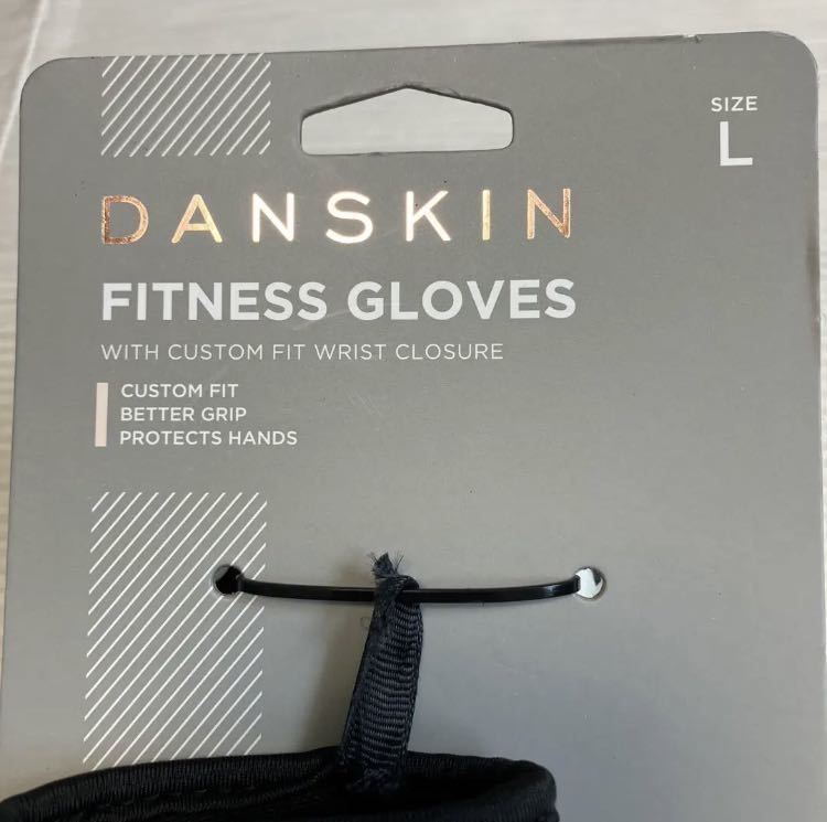 送料無料 新品 DANSKIN ダンスキン フィットネス グローブ L ブラック_画像2