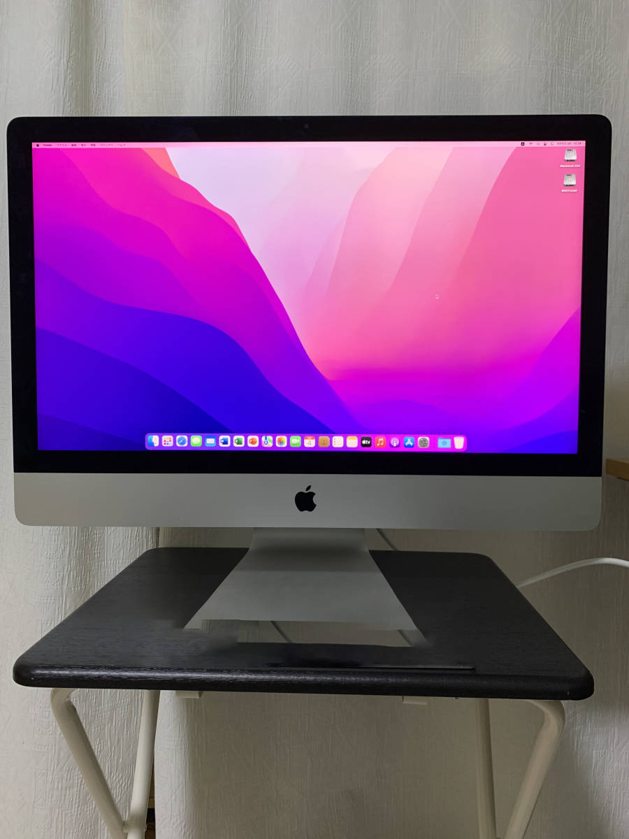 送料込み】【高速Monterey&Win11 Pro(22H2)】iMac 27インチLate2015 i7