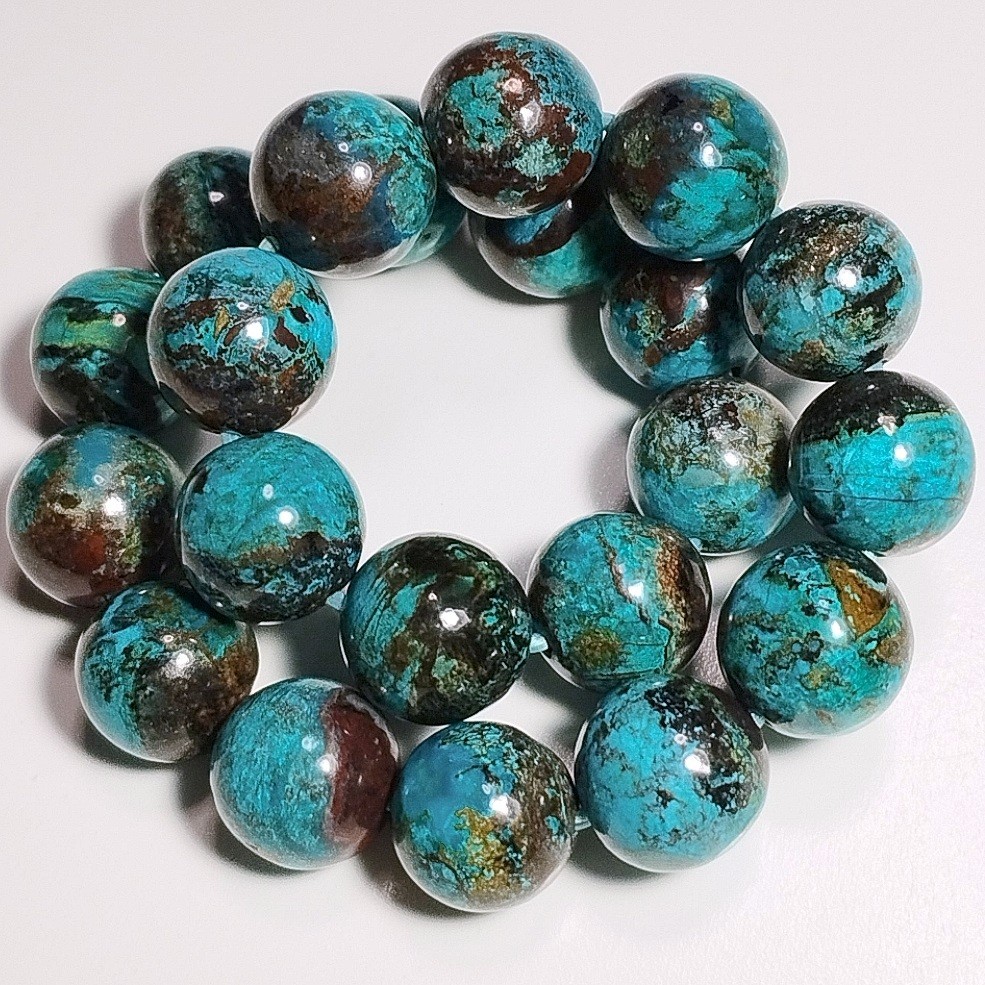 クーポン対象外】 高品質 9mmチョコミントカラー Chrysocolla