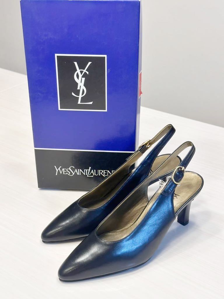 送料無料)新品未使用品 日本リーガル製 YVES SAINT LAURENT イブ・サン