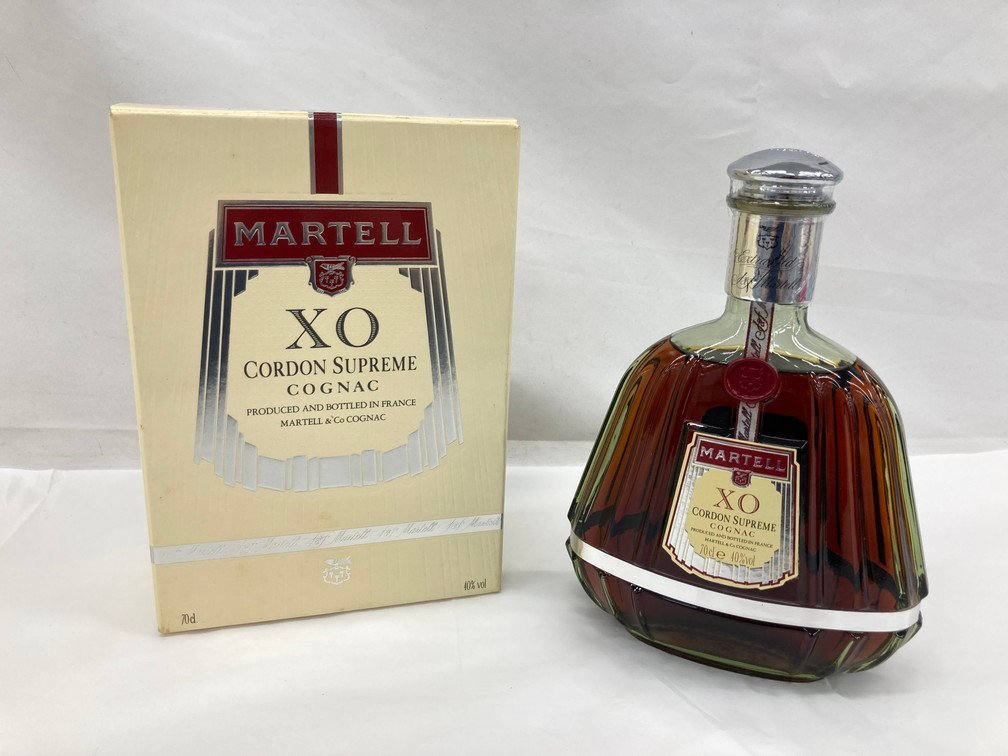BHAJ7026】MARTELL XO CORDON SUPREME COGNAC マーテル XO コルドン