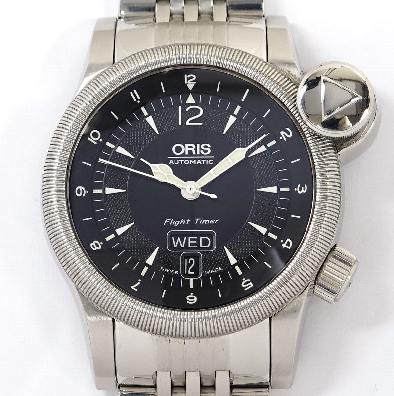 納得できる割引 ORIS オリス フライトタイマー デイデイト 7568 メンズ