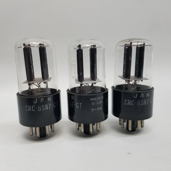 RCA 真空管JAN CRC-6SN7-GT 3本セット0202-28 | JChere雅虎拍卖代购