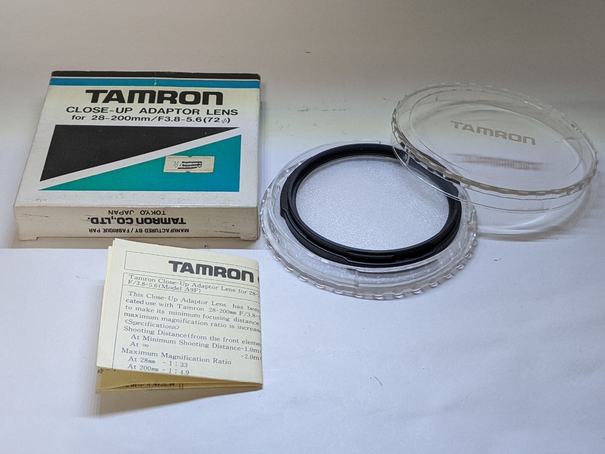 ★大特価★ TAMRON タムロン AF28-200 3.8-5.6用 72mm A9FB クローズアップフィルター #2#r#A0534_画像1