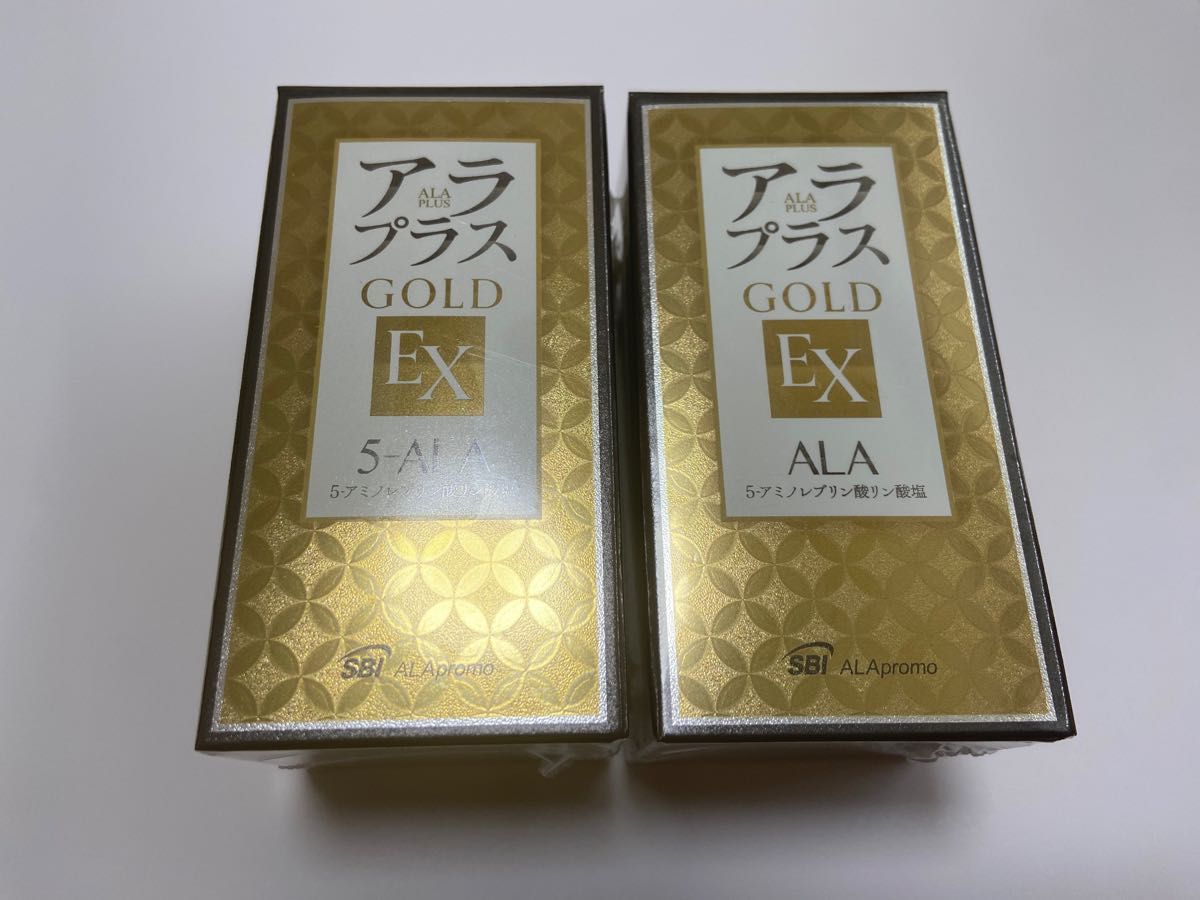 最終値下げ 新品未開封  SBI株主優待アラプラスゴールド GOLD EX ALA SBI　2箱