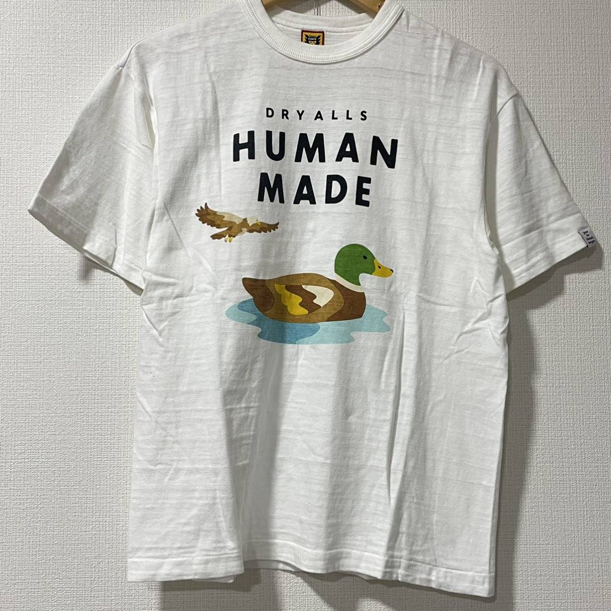 正規品 美品 HUMAN MADE T-SHIRT Whiteヒューマン メイド Tシャツ Mサイズ ホワイト_画像2