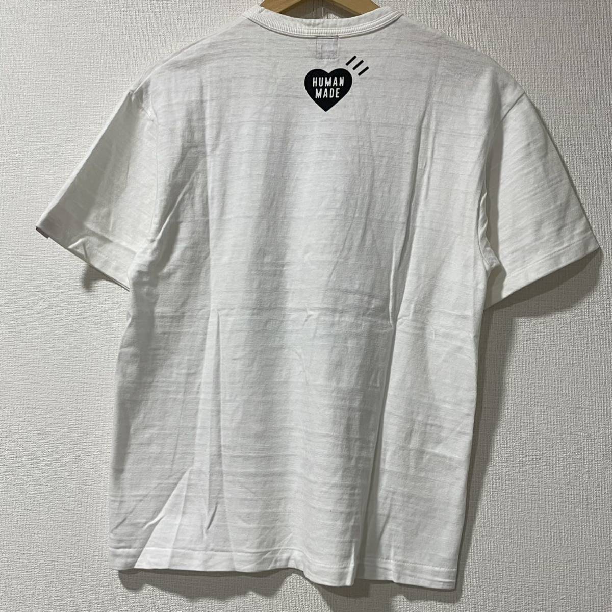 正規品 美品 HUMAN MADE T-SHIRT Whiteヒューマン メイド Tシャツ Mサイズ ホワイト_画像6