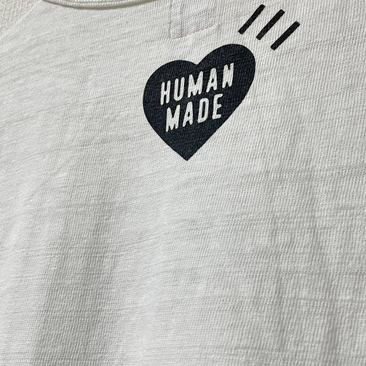 正規品 美品 HUMAN MADE T-SHIRT Whiteヒューマン メイド Tシャツ Mサイズ ホワイト_画像7