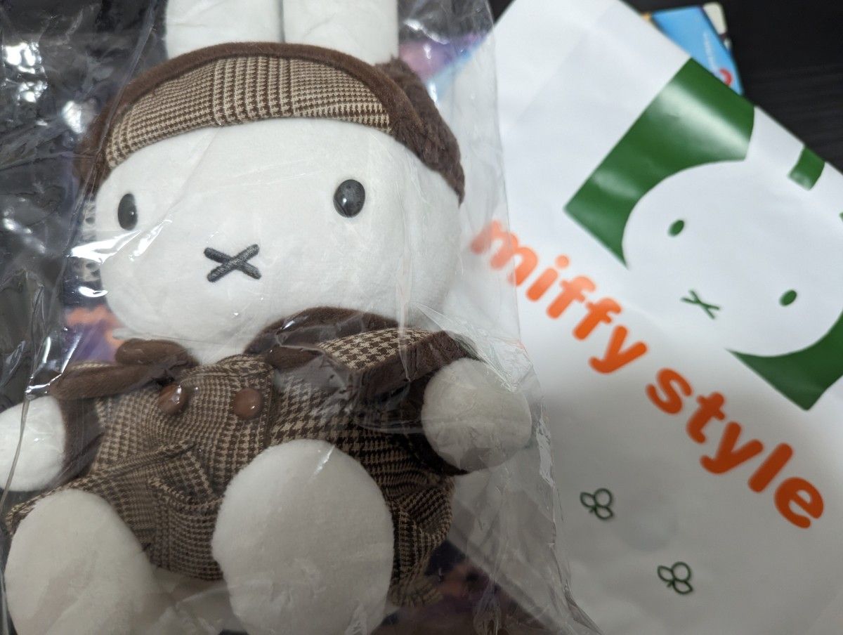 グレンチェックコートミッフィーぬいぐるみ 有楽町 マルイ ミッフィー