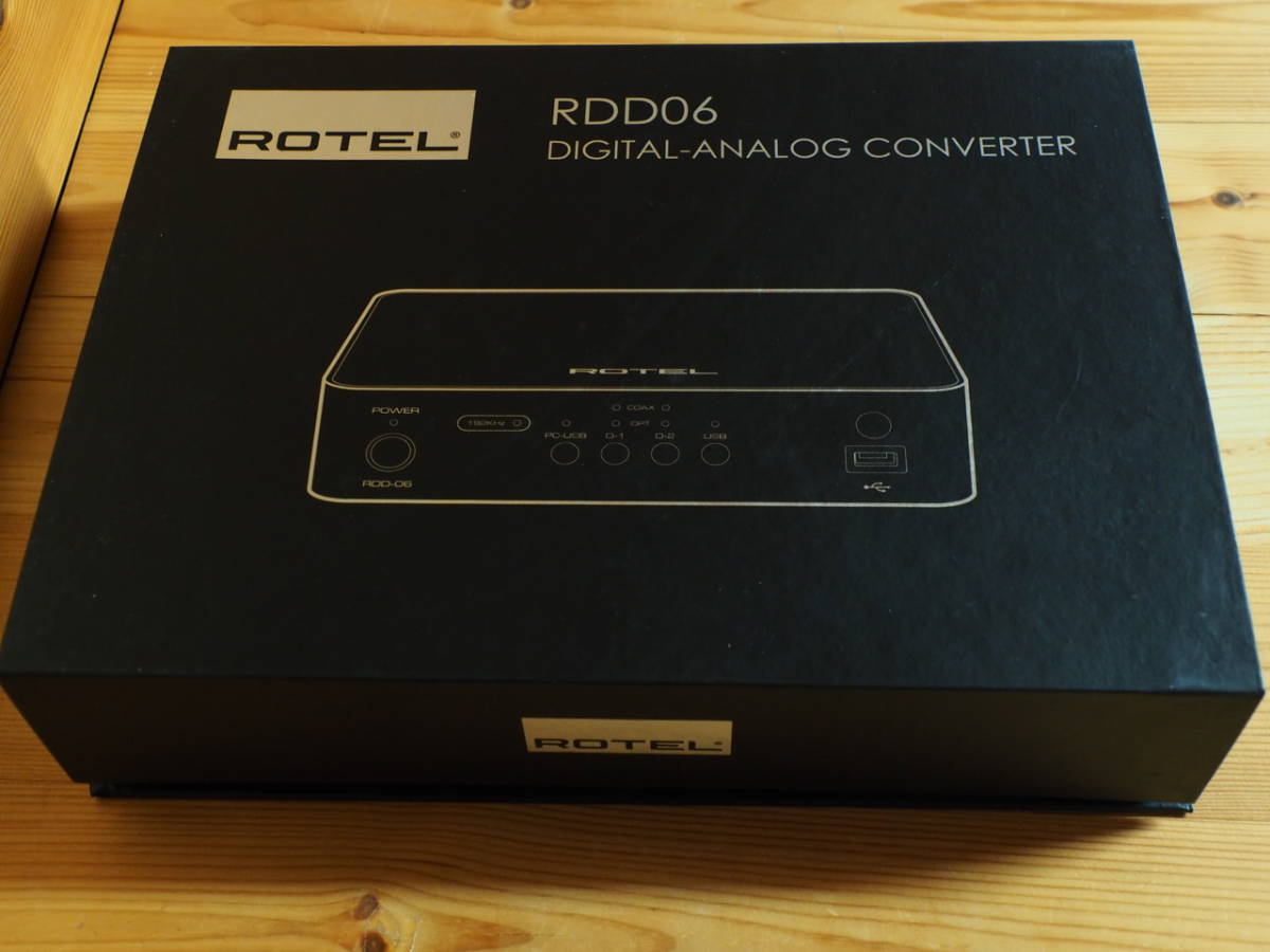 ローテル DAC(D/Aコンバーター) ROTEL RDD-06 元箱 付属品すべてあり ローテル DAC(D/Aコンバーター) ROTEL RDD-06 元箱 付属品すべてあり