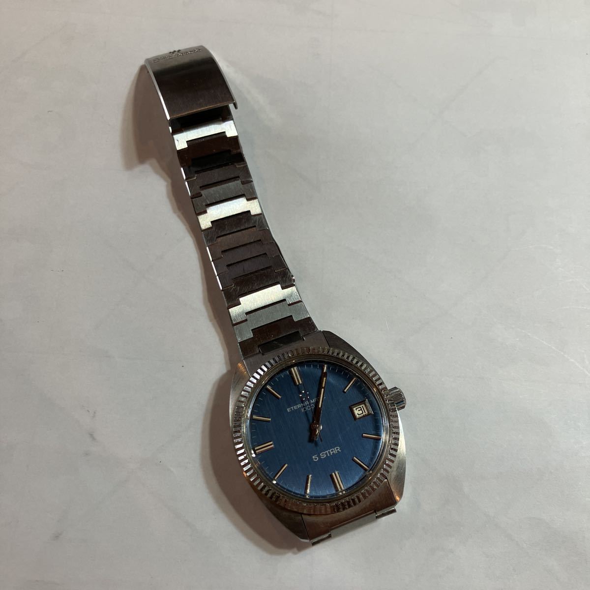 希少!! ETERNA MATIC 1000 5star エテルナ マチック 黒文字盤
