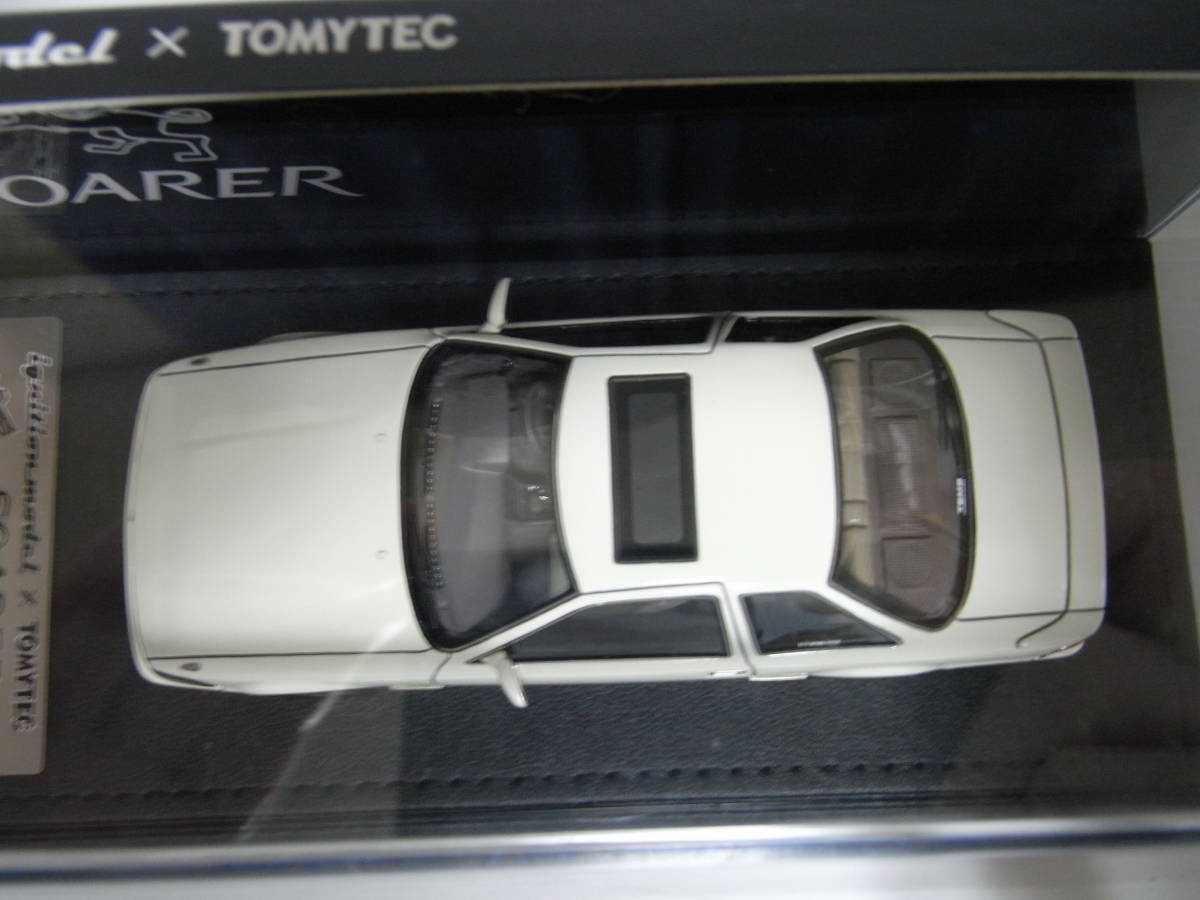 イグニッションモデル×トミーテック 1/43 Toyota Soarer 3.0GT-LIMITED トヨタ ソアラ 3.0GTリミテッド パールホワイト/ベージュ ノーマルの画像3
