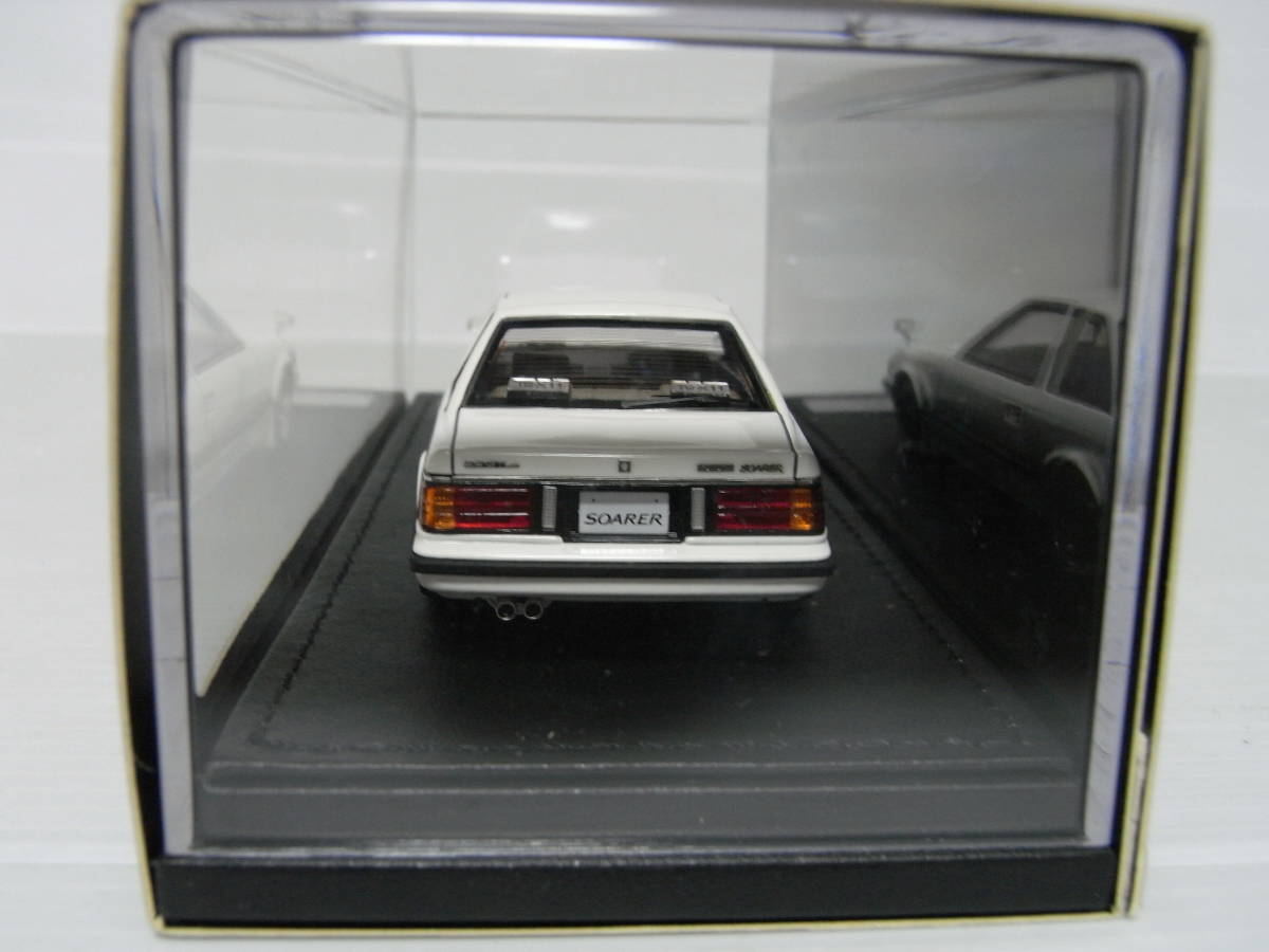 イグニッションモデル 1/43 Toyota Soarer 2800GT Z10 White トヨタ ソアラ ホワイト ハヤシストリート ホイール IG1391_画像5