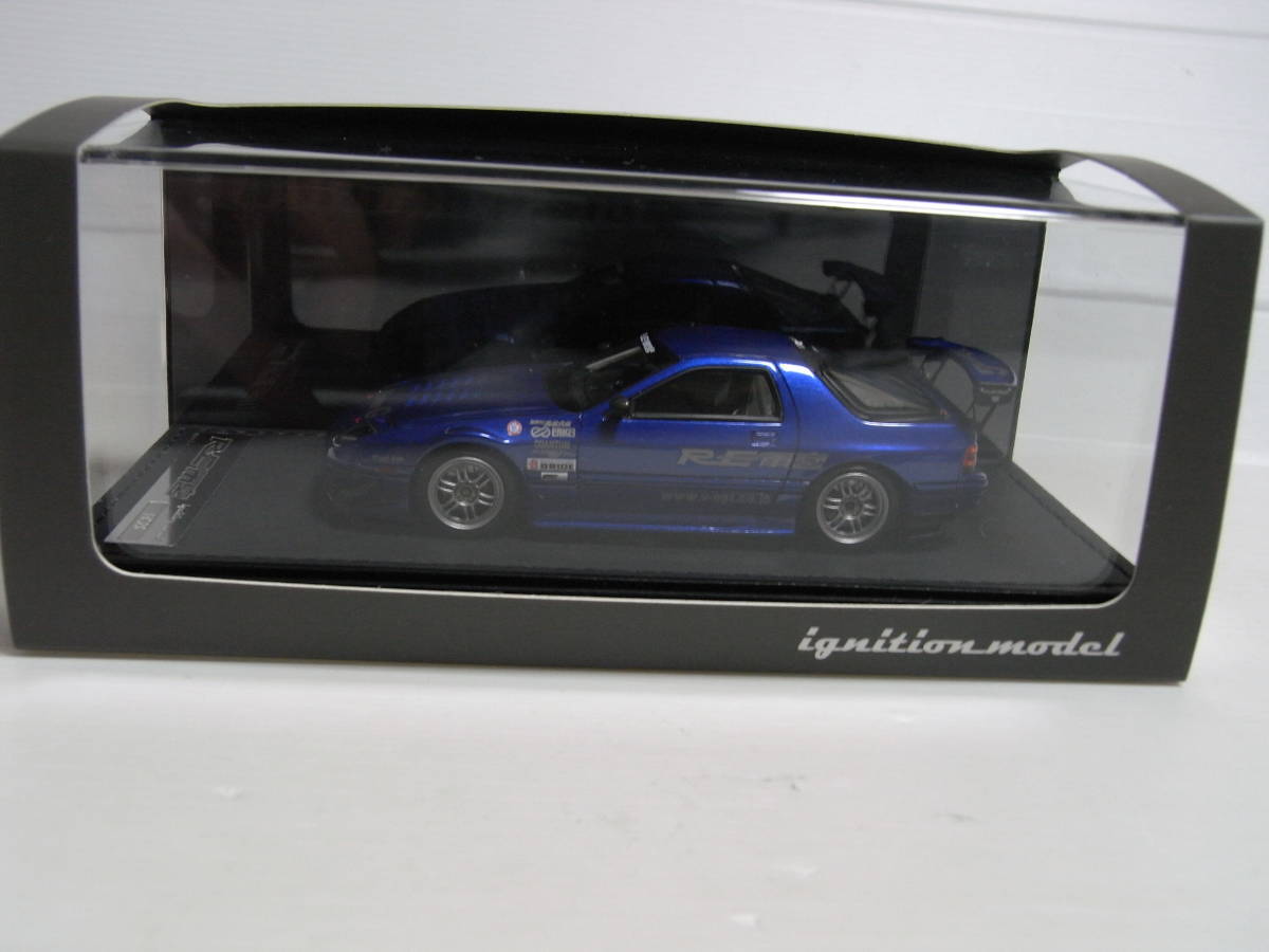  ignition model 1/43 Mazda RX-7 FC3S RE Amemiya Blue Mazda RE Amemiya blue IG2139