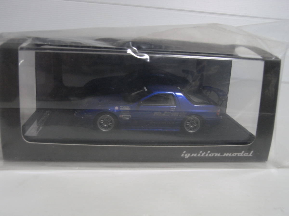  ignition model 1/43 Mazda RX-7 FC3S RE Amemiya Blue Mazda RE Amemiya blue IG2139