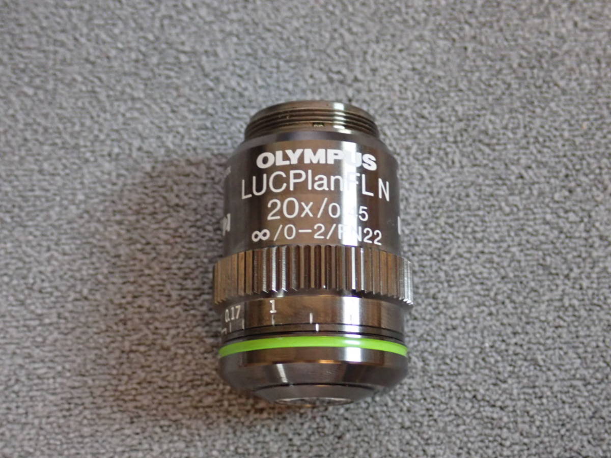 未使用品】 20ｘ OLYMPUS オリンパス(エビデント) 対物レンズ