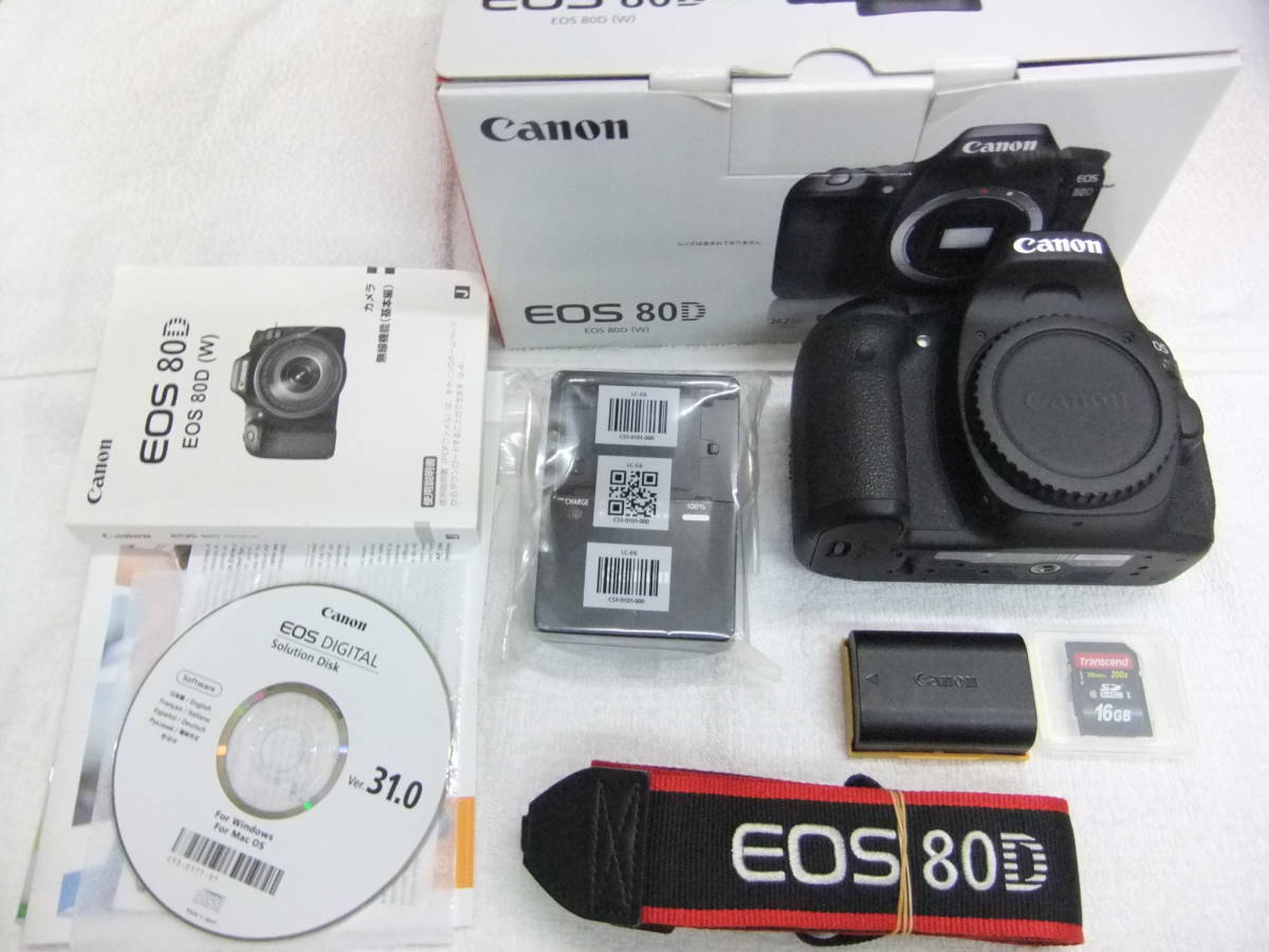 ☆お求めやすく価格改定☆ 80D EOS キャノン CANON 美品 ボディ