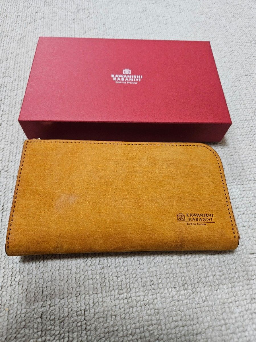 23/7月購入 カワニシカバン 長財布 リッチーL サンド セトウチ 23/7月購入 カワニシカバン 長財布 リッチーL サンド セトウチ