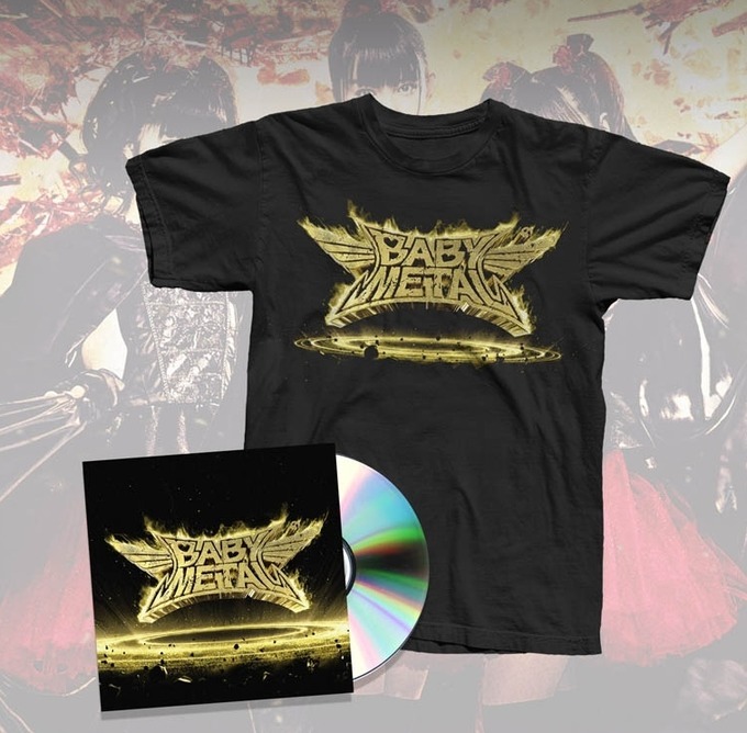  новый товар не использовался US официальный BABYMETAL METAL RESISTANCE CD+ футболка Bundle PRE ORDER за границей L размер baby metal bebimeta