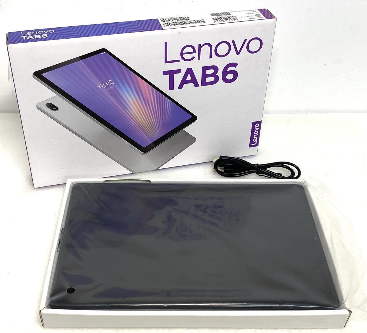 【美品】Lenovo TAB6 レノロボ タブレット Tab 64GB タブレットPC NW利用制限_画像1