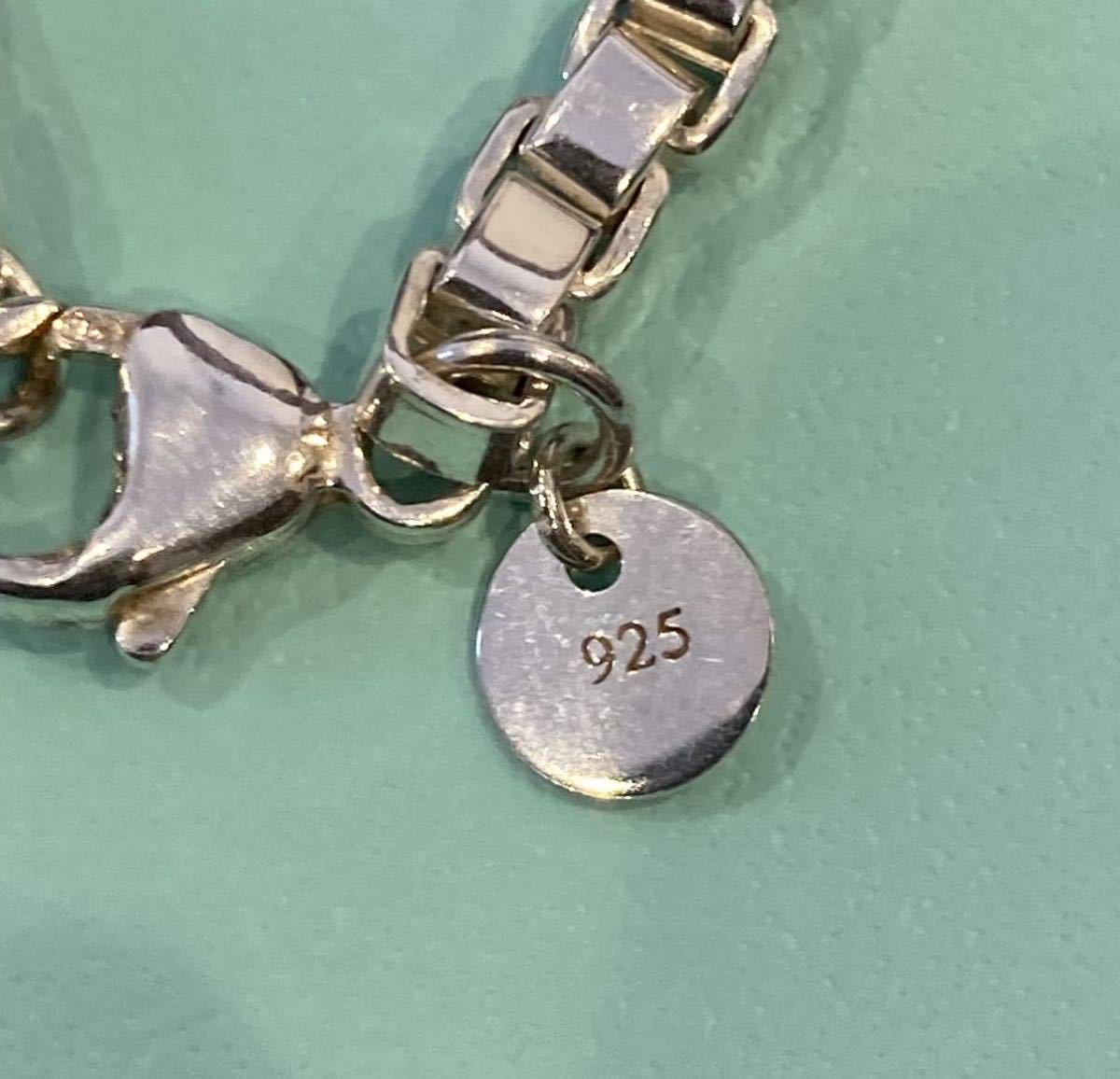 新品 正規品 ティファニー tiffany&co ブレスレット 　シルバー ケース 巾着 紙袋 リボン プレゼント バングル_画像7