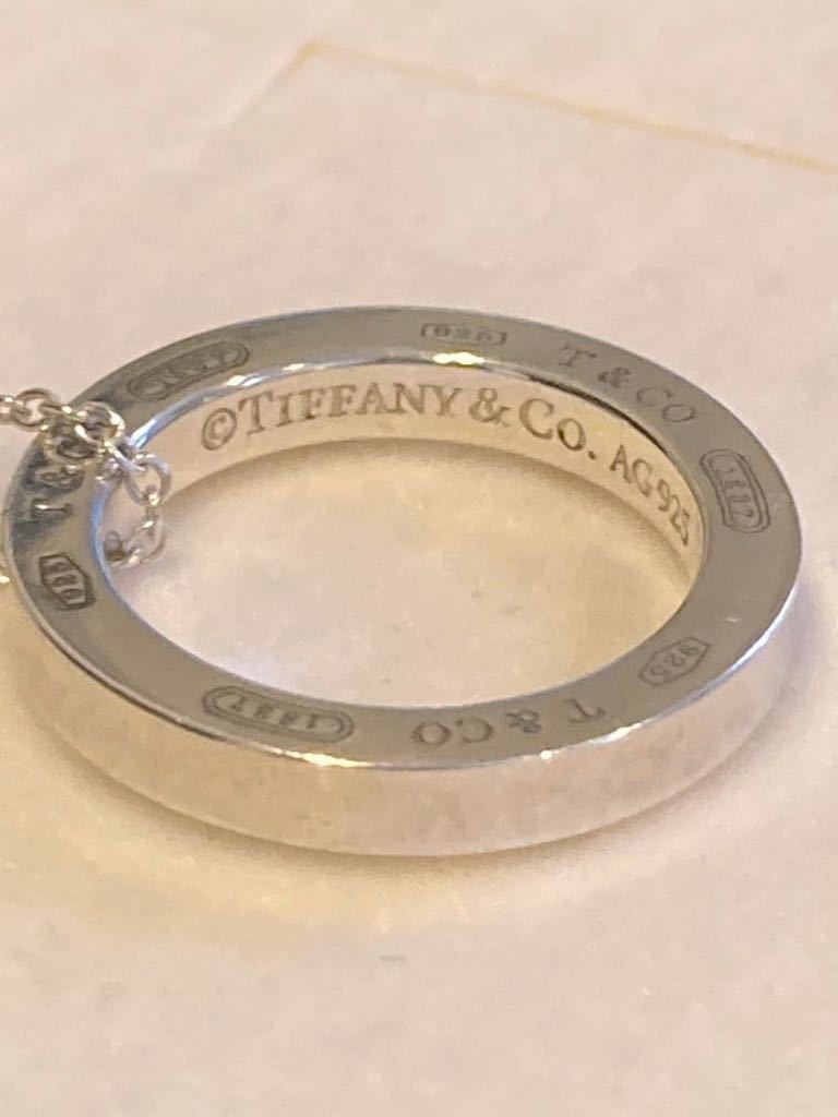 新品 正規品 ティファニーアンドコー TIFFANY &Co. ネックレス 1837サークル ペンダント ミディアム 商品番号:60013960 箱巾着紙袋付