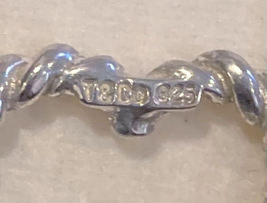 ◎付属品なし◎ 新品 正規品 ティファニー tiffany&co. ネックレス ツイストハート ペンダント スターリングシルバー ハート シルバー
