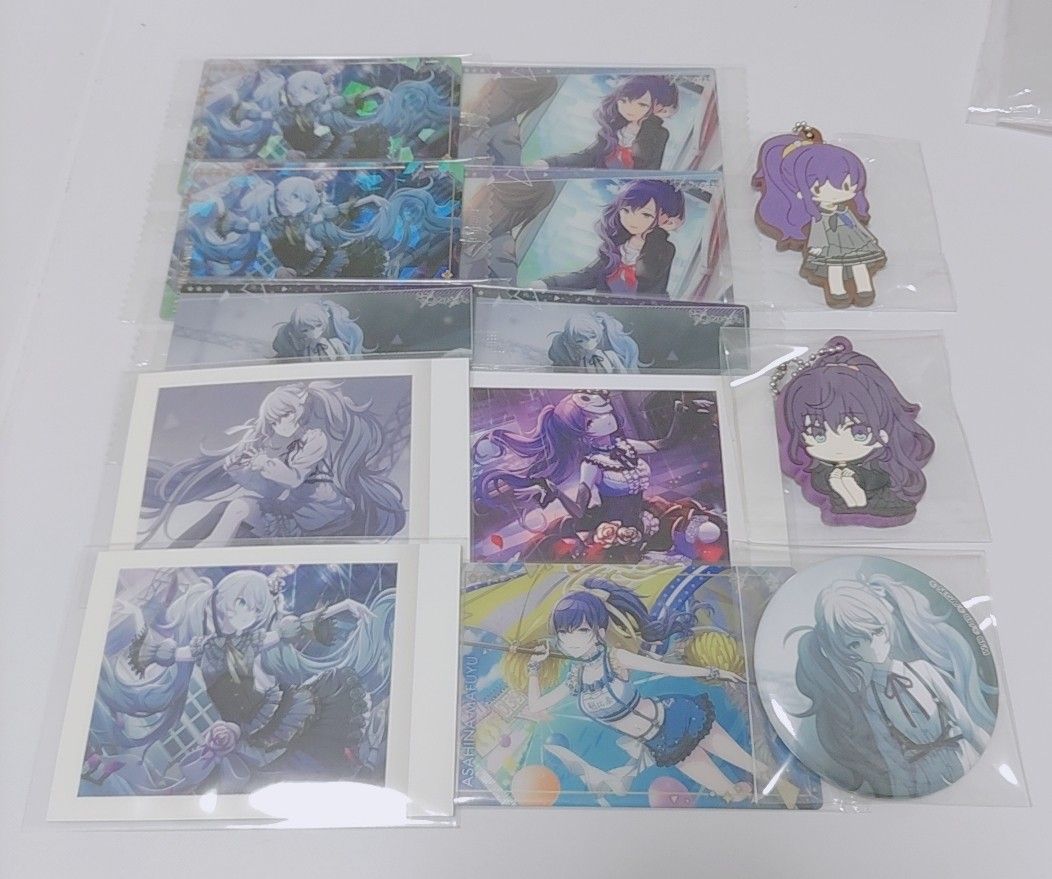 プロセカ 朝比奈まふゆ ニゴミク ウエハース ぱしゃこれ 缶バッジ ラバスト