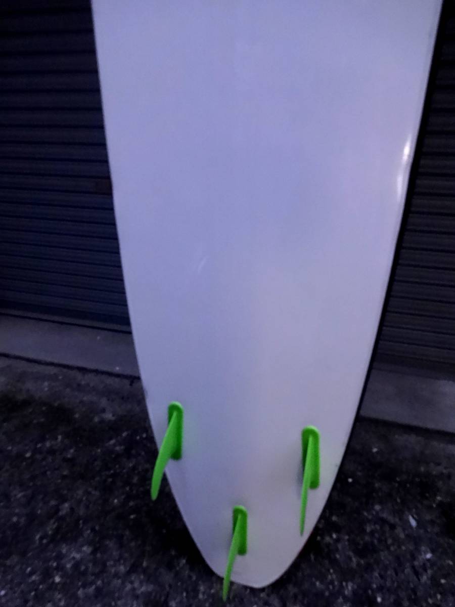 ■大阪市手渡し可能■244cm x 58cm ロングボード サーフボード WAVESTORM 8ft 8フィート SURFBOARD フィン ウェーブストーム 波 サーフィン_画像5