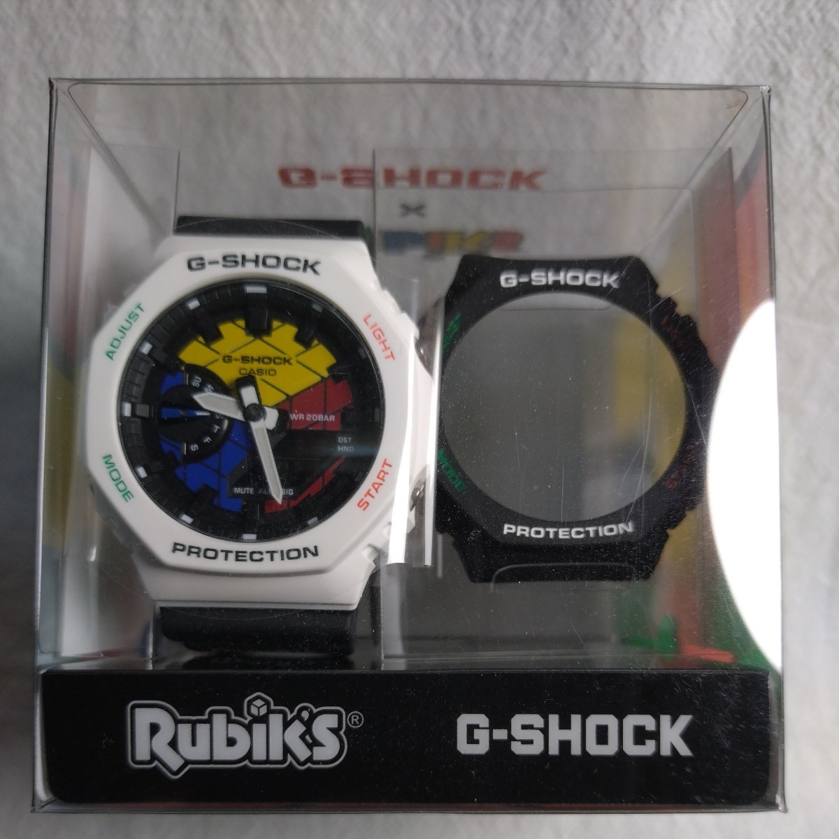 限定モデル　カシオG-SHOCK　腕時計　Rubiks 着せ替え　新品未使用品　メンズ