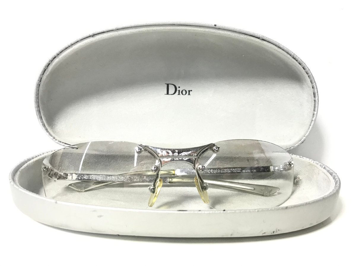 極美品 Christian Dior DIOR MINIPOP YB7NN Christian Dior Christian Dior MINIPOP sunglasses YB7NN 65*15