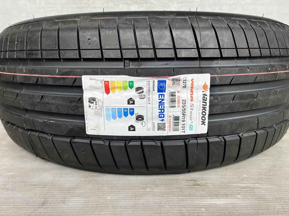 1本のみ 送料込￥11480 2021年製 ハンコック ベンタス Hankook ventus S1 evo3 ev K127E 235/55R19 101T Audi e-tron 単品_画像1