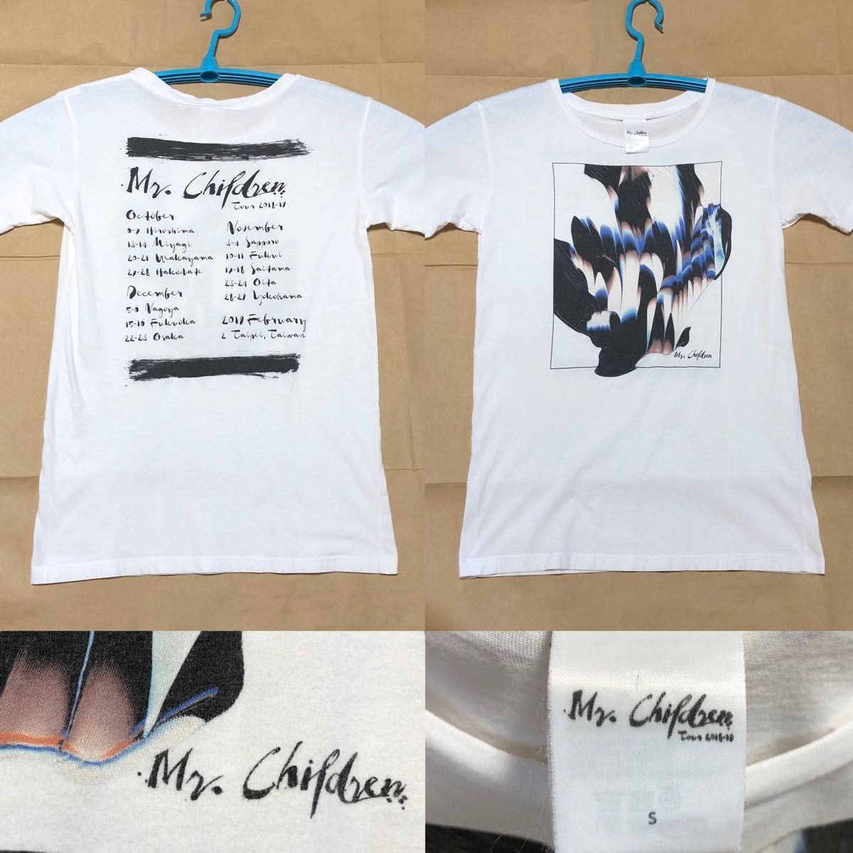 Mr.Children 2018 ツアー Tシャツ S 白 グッズ ミスチル