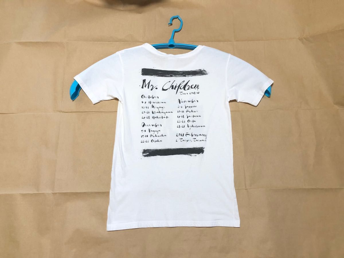 Mr.Children 2018 ツアー Tシャツ S 白 グッズ ミスチル